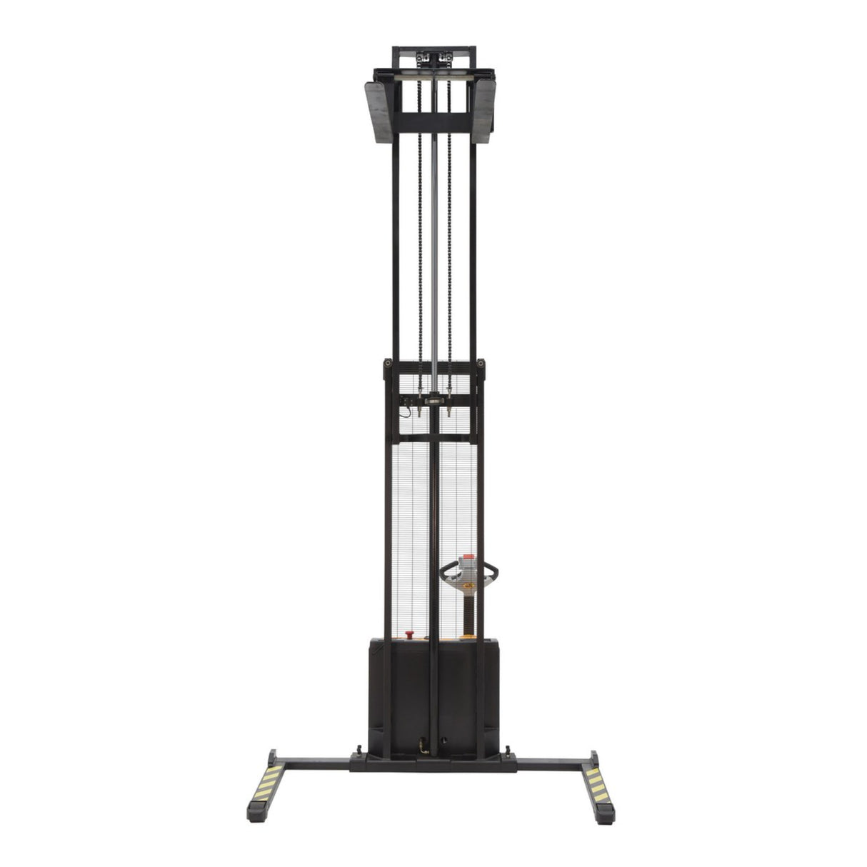 Vestil S-DM Double Mast Stacker with Powered Drive & Lift | 2,200 lb Capacity, 101"–150" Lift, Fully Powered 24V, Adjustable or Fixed Forks