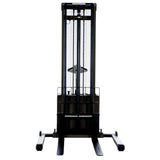 Vestil S Series Stacker with Powered Drive AND Powered Lift — Fully Electric 24VDC, High-Torque Drive & Lift, Premium Emergency Reverse Safety, 2,000 lb Capacity