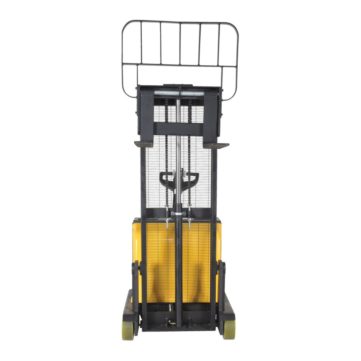 Vestil S-2CB Counter-Balanced Powered Drive Lift | 2,000 lb Capacity, Rider Platform, 24V Powered Drive & Lift, 62" or 118" Reach