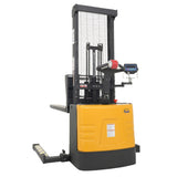 Vestil S-62-AA-SCL Adjustable Powered Stacker with Built-In Scale | 2,000 lb Capacity, 62" Lift, Digital Weighing, Adjustable Forks