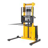 Vestil S Series Stacker with Powered Drive AND Powered Lift — Fully Electric 24VDC, High-Torque Drive & Lift, Premium Emergency Reverse Safety, 2,000 lb Capacity