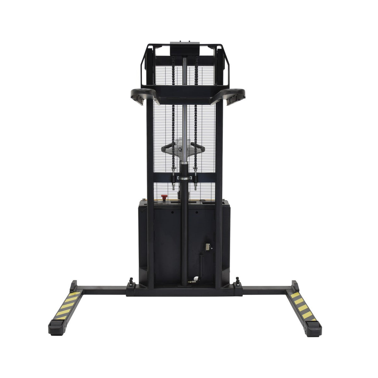 Vestil S Series Stacker with Powered Drive AND Powered Lift — Fully Electric 24VDC, High-Torque Drive & Lift, Premium Emergency Reverse Safety, 2,000 lb Capacity