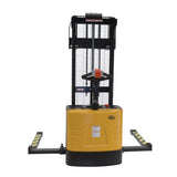 Vestil S Series Stacker with Powered Drive AND Powered Lift — Fully Electric 24VDC, High-Torque Drive & Lift, Premium Emergency Reverse Safety, 2,000 lb Capacity