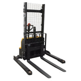Vestil S-LION Double Mast Stacker with Lithium-Ion Battery | 2,600 lb Capacity, 63" or 114" Lift, Walk-Behind, Adjustable Forks