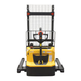 Vestil S-LION Double Mast Stacker with Lithium-Ion Battery | 2,600 lb Capacity, 63" or 114" Lift, Walk-Behind, Adjustable Forks