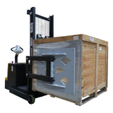 Vestil S-CB-BCF Fully Powered Bale Clamp & Lift Stacker | 800 lb Capacity, Ride-On, Counter-Balanced, 23"-41" or 27"-51" Clamp Range