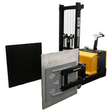 Vestil S-CB-BCF Fully Powered Bale Clamp & Lift Stacker | 800 lb Capacity, Ride-On, Counter-Balanced, 23"-41" or 27"-51" Clamp Range
