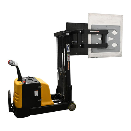 Vestil S-CB-BCF Fully Powered Bale Clamp & Lift Stacker | 800 lb Capacity, Ride-On, Counter-Balanced, 23"-41" or 27"-51" Clamp Range