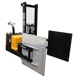 Vestil S-CB-BCF Fully Powered Bale Clamp & Lift Stacker | 800 lb Capacity, Ride-On, Counter-Balanced, 23"-41" or 27"-51" Clamp Range
