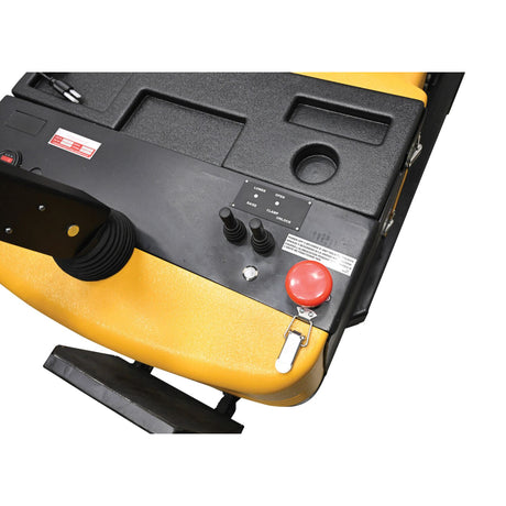 Vestil S-CB-BCF Fully Powered Bale Clamp & Lift Stacker | 800 lb Capacity, Ride-On, Counter-Balanced, 23"-41" or 27"-51" Clamp Range