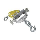 Vestil D-FORK / S-FORK Forklift Hoisting Hook — Fork-Mounted Crane Hook with Shackle & 48" Safety Restraint, 4,000–10,000 lb