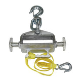 Vestil D-FORK / S-FORK Forklift Hoisting Hook — Fork-Mounted Crane Hook with Shackle & 48" Safety Restraint, 4,000–10,000 lb