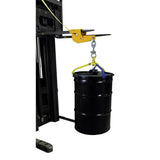 Vestil D-FORK / S-FORK Forklift Hoisting Hook — Fork-Mounted Crane Hook with Shackle & 48" Safety Restraint, 4,000–10,000 lb
