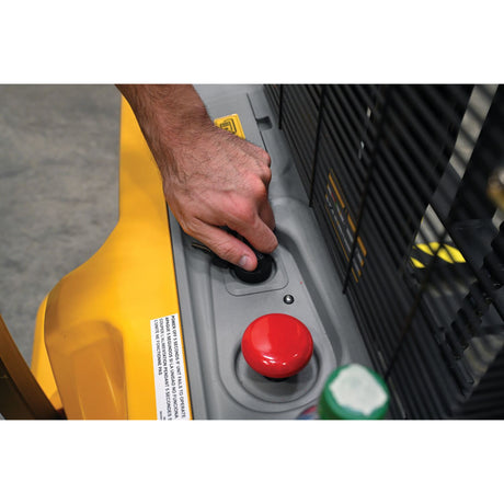 Vestil S2 Variable Speed Drive Double Mast Fully Powered Stacker | 2,200 lb Capacity, 118" Lift, Adjustable Forks, 24V Electric