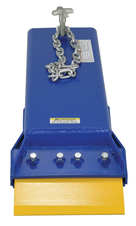 Vestil SCRAPE-1 Fork Truck Floor Scraper — Forklift Attachment for Paint & Coating Removal