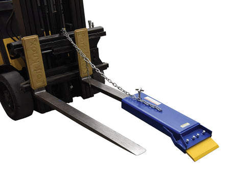 Vestil SCRAPE-1 Fork Truck Floor Scraper — Forklift Attachment for Paint & Coating Removal