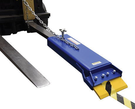 Vestil SCRAPE-1 Fork Truck Floor Scraper — Forklift Attachment for Paint & Coating Removal