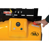 Vestil SE/HP Combination Hand Pump & Electric Stacker | 2,000 lb Capacity, 63"-118" Lift, Dual-Power, Skid Stacker