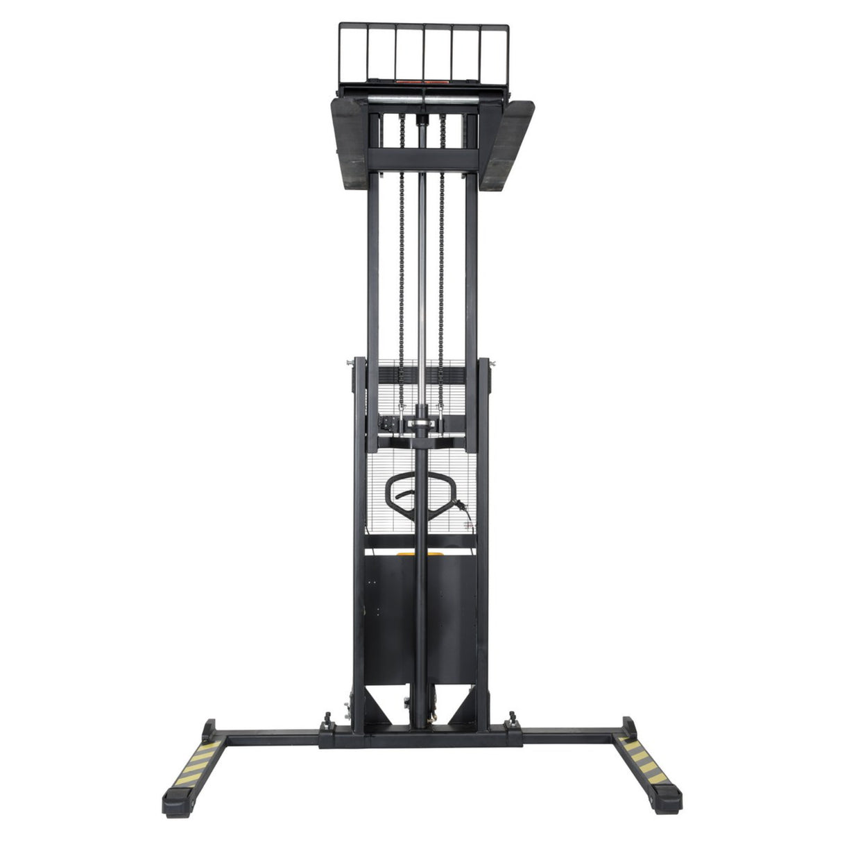 Vestil SE/HP Combination Hand Pump & Electric Stacker | 2,000 lb Capacity, 63"-118" Lift, Dual-Power, Skid Stacker