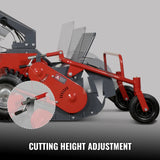 MechMaxx 27" Walk-Behind Flail Mower, 10HP 302cc, Tracked, SFM27T
