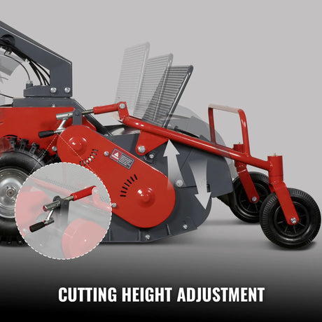 MechMaxx 27" Walk-Behind Flail Mower, 10HP 302cc, Tracked, SFM27T