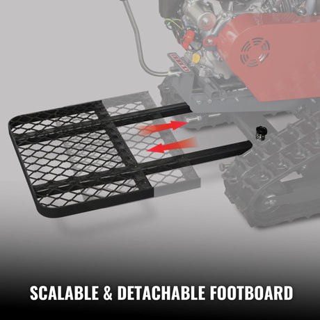 MechMaxx 27" Walk-Behind Flail Mower, 10HP 302cc, Tracked, SFM27T
