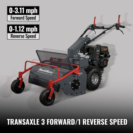 MechMaxx 27" Walk-Behind Flail Mower, 10HP 302cc, Wheeled, SFM27W