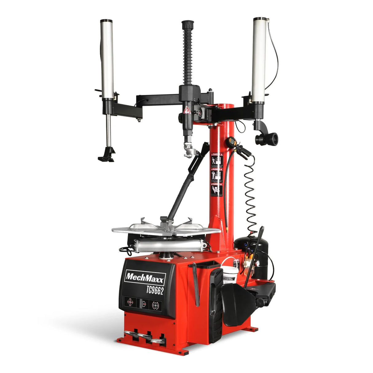 MechMaxx 24" Swing Arm Tire Changer, Double Assist Arms & Bead Blaster
