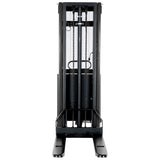 Vestil SL Series Semi-Electric Stacker with Powered Lift — 2,000 lb Capacity, Adjustable or Fixed Forks, Lift Heights 63" to 150"