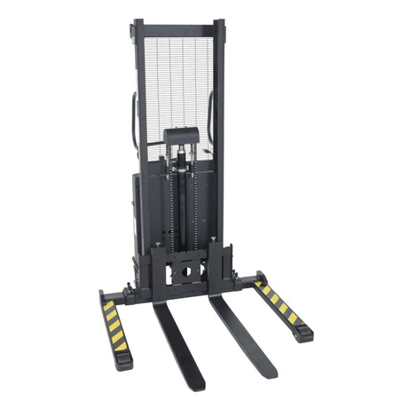 Vestil SL Series Semi-Electric Stacker with Powered Lift — 2,000 lb Capacity, Adjustable or Fixed Forks, Lift Heights 63" to 150"