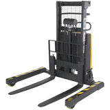 Vestil SL3 Heavy-Duty Semi-Electric Stacker with Powered Lift — 3,000 lb Capacity, Adjustable Forks, 36" or 63" Lift Heights