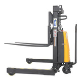 Vestil SL3 Heavy-Duty Semi-Electric Stacker with Powered Lift — 3,000 lb Capacity, Adjustable Forks, 36" or 63" Lift Heights