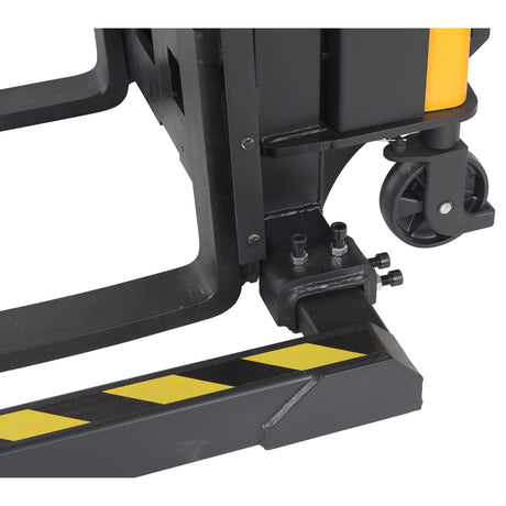 Vestil SL3 Heavy-Duty Semi-Electric Stacker with Powered Lift — 3,000 lb Capacity, Adjustable Forks, 36" or 63" Lift Heights