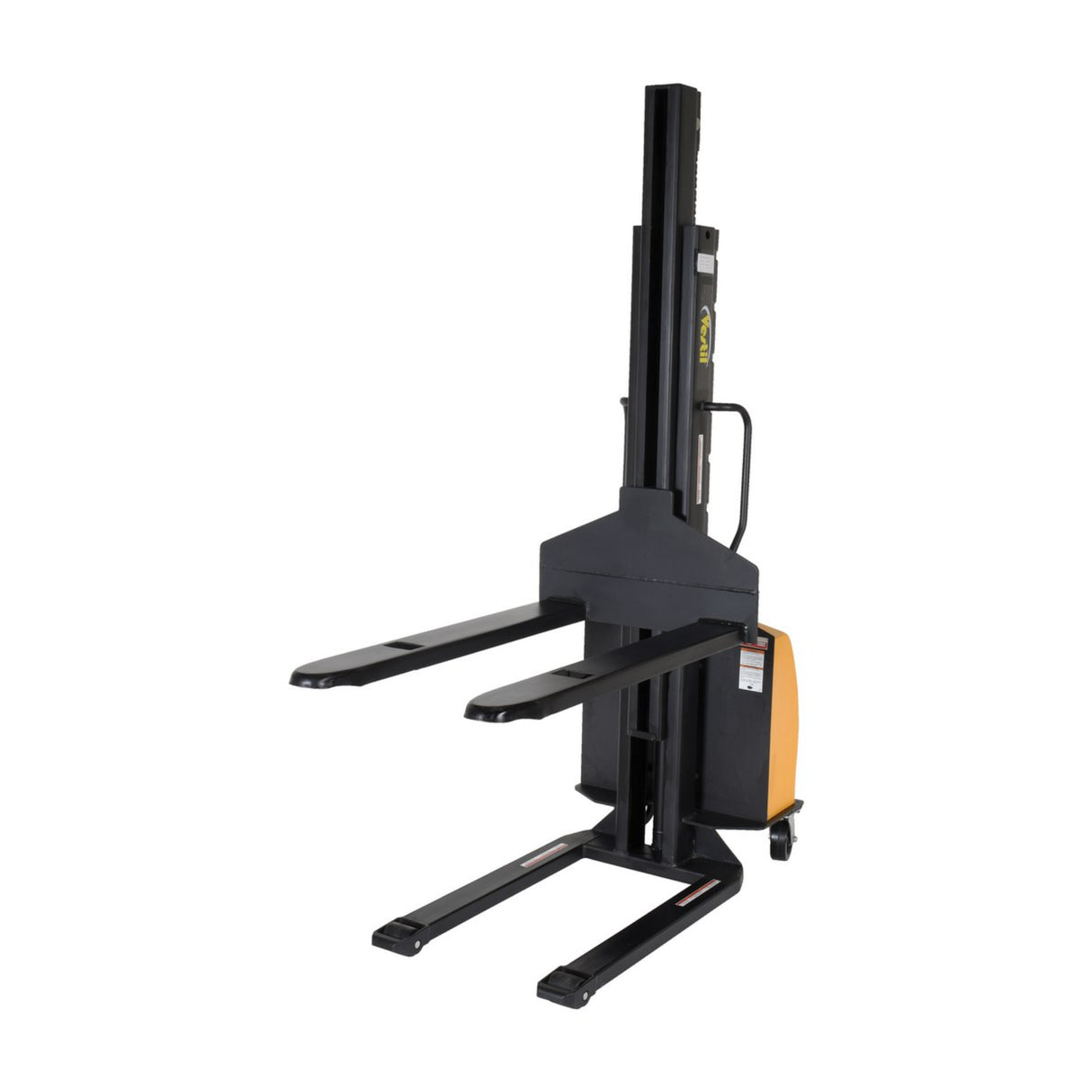 Vestil SLNM High-Reach Narrow Mast Stacker with Powered Lift | 1,500 lb Capacity, 98" or 118" Lift, Semi-Electric, Adjustable or Fixed Forks