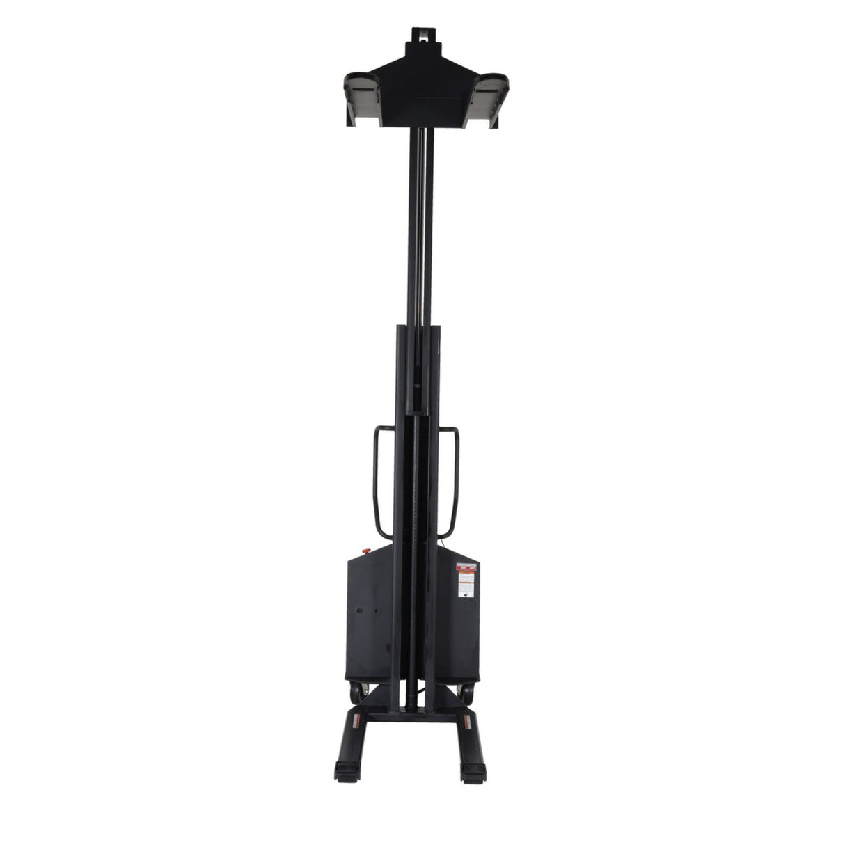 Vestil SLNM High-Reach Narrow Mast Stacker with Powered Lift | 1,500 lb Capacity, 98" or 118" Lift, Semi-Electric, Adjustable or Fixed Forks