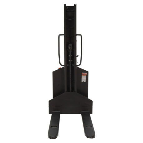 Vestil SLNM-63 Narrow Mast Stacker with Powered Lift | 1,000 lb Capacity, 63" Lift, Semi-Electric, Adjustable or Fixed Forks