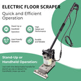 Sanitmax SM06 Electric Floor Scraper Machine, 3800 RPM