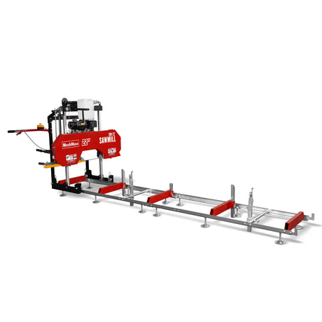 MechMaxx 22" Gas-Powered Portable Sawmill with 224cc 7HP DUCAR Engine