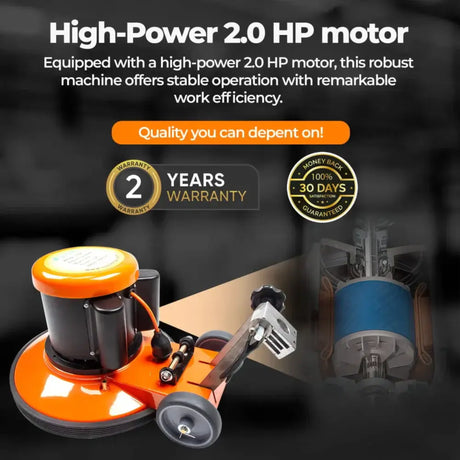 Sanitmax SM421AC 17" Professional Multi-Functional Floor Buffer Scrubber