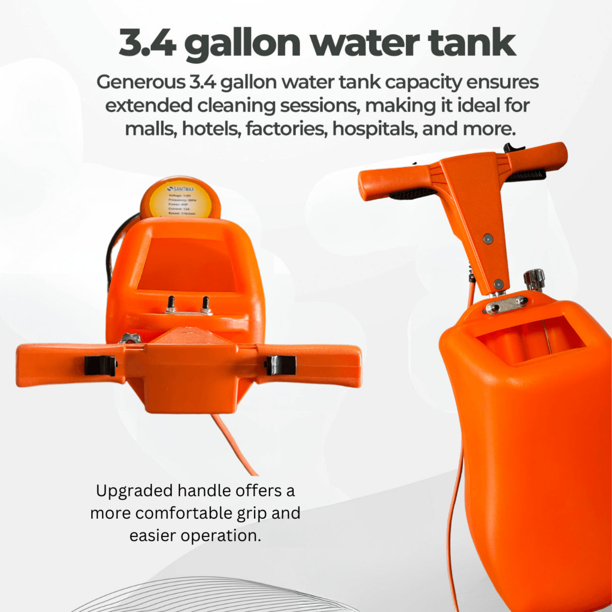 Sanitmax SM421AC 17" Professional Multi-Functional Floor Buffer Scrubber