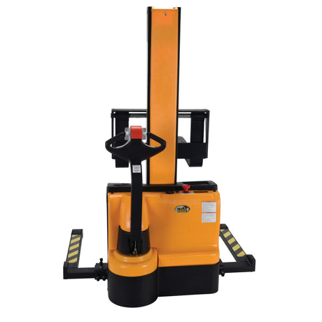 Vestil SNM Narrow Mast Stacker, Fully Powered Drive & Lift | 2,200 lb Capacity, 62" Lift, Multiple Fork Configurations