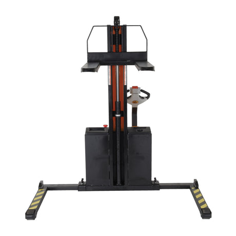 Vestil SNM Narrow Mast Stacker, Fully Powered Drive & Lift | 2,200 lb Capacity, 62" Lift, Multiple Fork Configurations