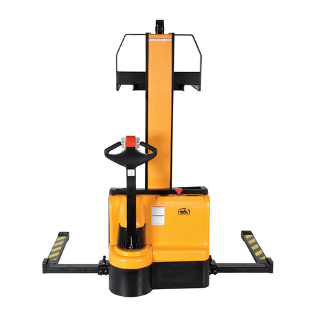 Vestil SNM Narrow Mast Stacker, Fully Powered Drive & Lift | 2,200 lb Capacity, 62" Lift, Multiple Fork Configurations