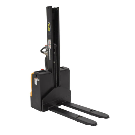 Vestil SNM Narrow Mast Stacker, Fully Powered Drive & Lift | 2,200 lb Capacity, 62" Lift, Multiple Fork Configurations