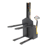 Vestil SNM Narrow Mast Stacker, Fully Powered Drive & Lift | 2,200 lb Capacity, 62" Lift, Multiple Fork Configurations