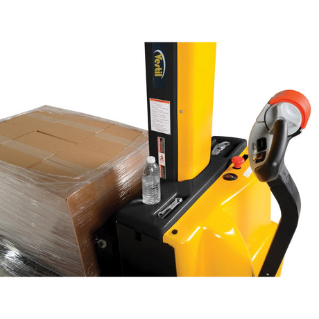 Vestil SNM Narrow Mast Stacker, Fully Powered Drive & Lift | 2,500 lb Capacity, 90" Lift, Adjustable or Fixed Forks