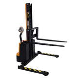 Vestil SNM15 Narrow Mast Stacker, Fully Powered Drive & Lift | 1,500 lb Capacity, 62" Lift, Adjustable Forks