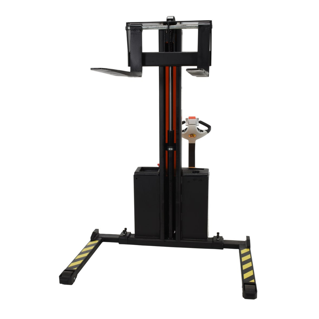 Vestil SNM15 Narrow Mast Stacker, Fully Powered Drive & Lift | 1,500 lb Capacity, 62" Lift, Adjustable Forks