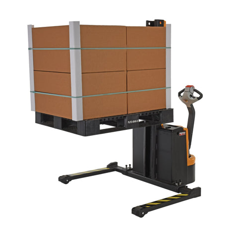Vestil SNM15 Narrow Mast Stacker, Fully Powered Drive & Lift | 1,500 lb Capacity, 62" Lift, Adjustable Forks