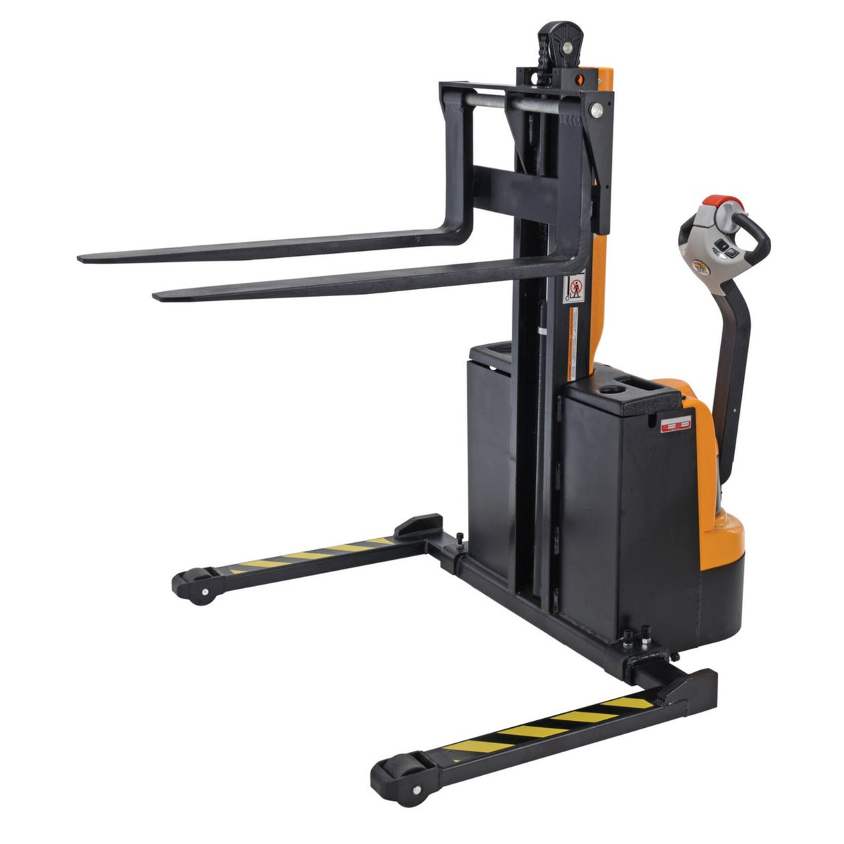 Vestil SNM3 Narrow Mast Stacker, Fully Powered Drive & Lift | 3,000 lb Capacity, 43" Lift, Adjustable or Fixed Forks